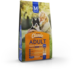 Montego Classic Adult Dog Food Package PNG Image