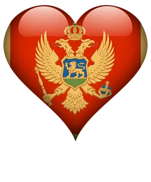 Montenegro Love Coatof Arms PNG Image