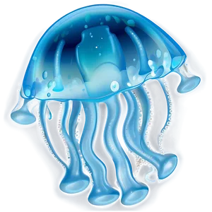 Moon Jelly In Ocean Scene Png 42 PNG Image