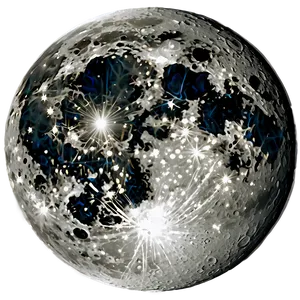 Moon Through Telescope Png 35 PNG Image