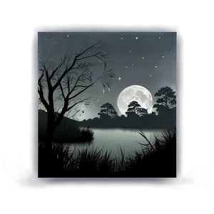 Moonlight Scene Transparent Png 86 PNG Image