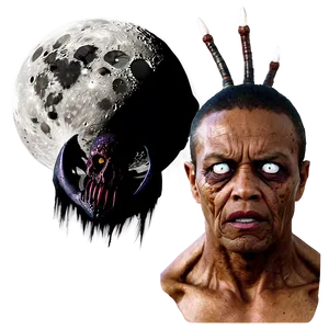 Moonlit Horror Png Mja13 PNG Image