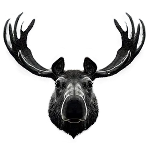 Moose Head Silhouette Png Weo51 PNG Image