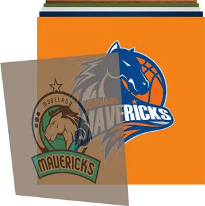 Moreland Mavericks Basketball Logo PNG Image