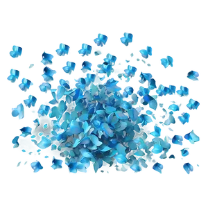 Morning Blue Confetti Scatter Png Eae29 PNG Image