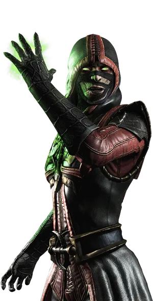 Mortal Kombat Ermac Character Pose PNG Image