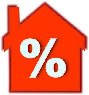 Mortgage Interest Rate Icon PNG Image