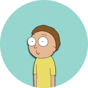 Morty_ Smith_ Portrait_ Rick_and_ Morty PNG Image