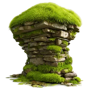 Mossy Rock Wall Png Lsq PNG Image