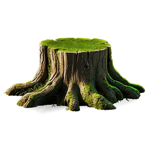 Mossy Tree Stump Png Nui72 PNG Image