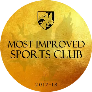 Most Improved Sports Club Award20172018 PNG