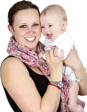 Motherand Baby Smiling Together.jpg PNG Image