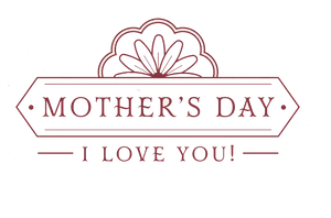 Mothers Day Love Message PNG Image