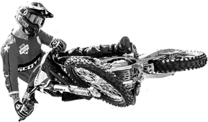 Motocross Rider Mid Air Trick.png PNG Image