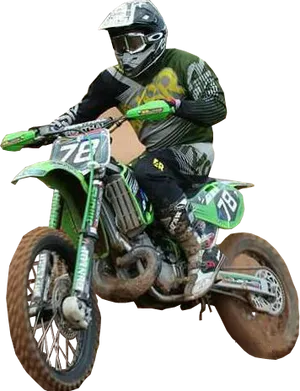 Motocross Rider Midair Action78 PNG Image