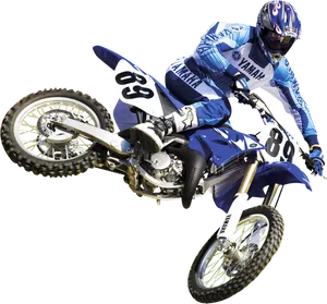 Motocross_ Rider_ Midair_ Stunt_ Yamaha_89.png PNG Image