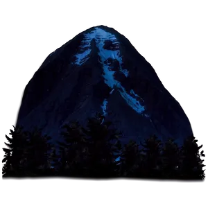 Mountain At Night Png 5 PNG Image