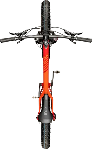 Mountain Bike Top View.png PNG Image