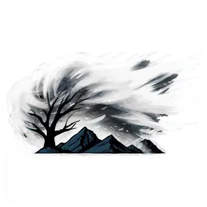 Mountain Blizzard Wind Png Bcu44 PNG Image