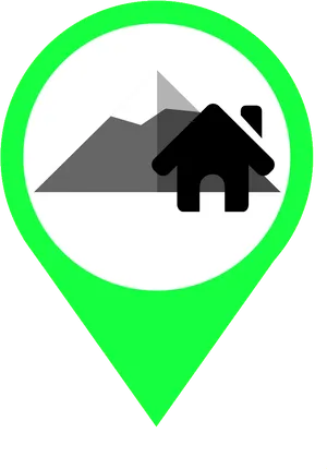 Mountain_ Cabin_ Location_ Icon PNG Image