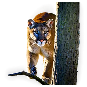 Mountain Lion At Dawn Png 16 PNG Image