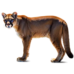 Mountain Lion At Dusk Png Csc PNG Image