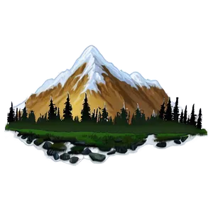 Mountain Peak View Png Yym PNG Image