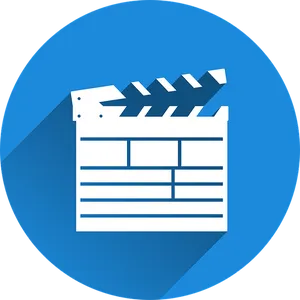 Movie Clapperboard Icon PNG Image