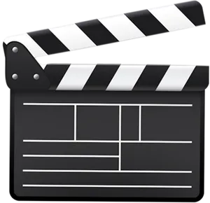 Movie Clapperboard Icon PNG Image