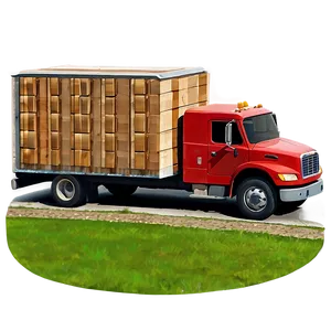 Moving Truck Flat Design Png Mxs PNG Image