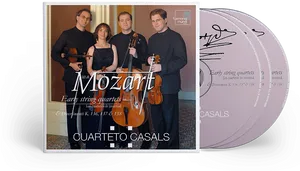 Mozart Early String Quartets Album Cuarteto Casals PNG Image