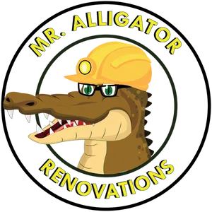 Mr Alligator Renovations Logo PNG