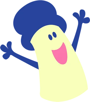 Mr Salt Cheerful Expression Blues Clues PNG Image