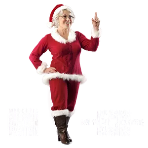 Mrs Claus Holiday Character Png 28 PNG Image