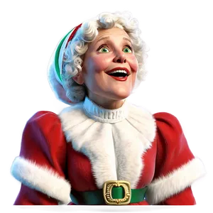 Mrs Claus Holiday Character Png Heh56 PNG Image