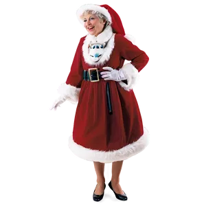 Mrs Claus Holiday Spirit Png Pcc PNG Image