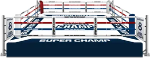 Muay Thai Ring Super Champ PNG Image