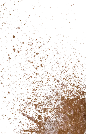 Mud_ Splatter_ Against_ Sky_ Background PNG Image