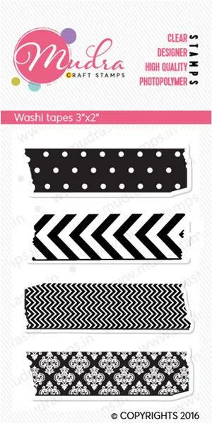 Mudra Craft Stamps Washi Tape Designs2016 PNG Image