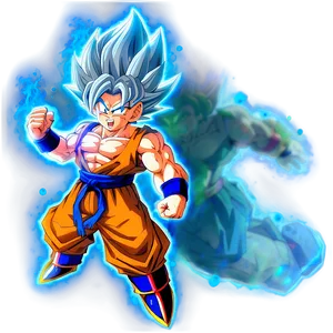 Mui Goku With Silver Aura Png 56 PNG Image