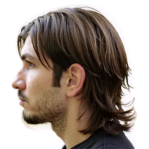 Mullet Haircut Profile Silhouette Png 18 PNG Image