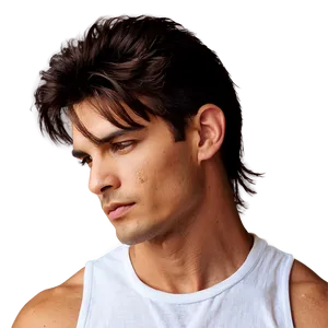 Mullet Haircut Shadow Png 06292024 PNG Image