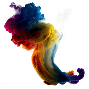 Multi-color Smoke Swirl Png 38 PNG Image