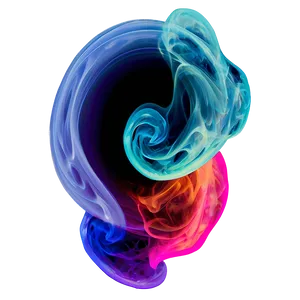 Multi-colored Smoke Swirl Png 06252024 PNG Image