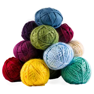 Multi-colored Yarn Ball Png Wst13 PNG Image