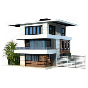 Multi-level Modern House Designs Png Soi15 PNG Image