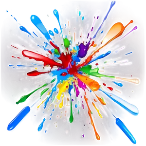 Multicolor Splash Art Png 06252024 PNG Image