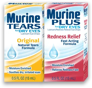 Murine Tears Eye Drops Products PNG Image