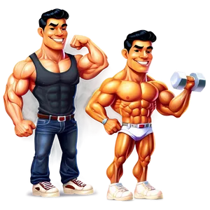 Muscle Man Vector Png Gws21 PNG Image