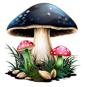 Mushroom Cartoon Png 06272024 PNG Image